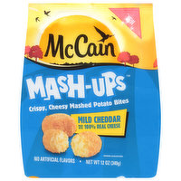 McCain Mash-Ups Mashed Potato Bites, Crispy, Cheesy, Mild Cheddar, 12 Ounce