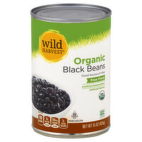 Wild Harvest Black Beans, Organic, 15 Ounce