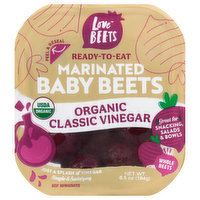 Love Beets Baby Beets, Marinated, Organic Classic Vinegar, 6.5 Ounce