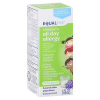 Equaline All Day Allergy, Grape Flavor, Children's, Indoor & Outdoor, 2 Years & Older, 4 Fluid ounce