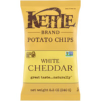 Kettle Brand® White Cheddar Kettle Potato Chips, 8.5 Ounce