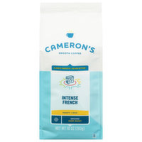 Cameron's Coffee, Smooth, Ground, Dark Roast, Intense French, 10 Ounce