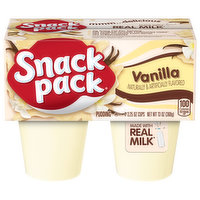 Snack Pack Vanilla Flavored Pudding, 4 Each