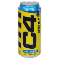 C4 Energy Drink, Performance, Zero Sugar, Frozen Bombsicle, 16 Fluid ounce