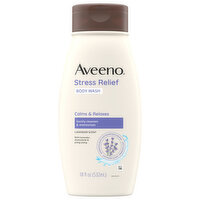 Aveeno Body Wash, Stress Relief, Lavender Scent, 18 Fluid ounce