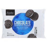 Essential Everyday Sandwich Cookies, Chocolate, 14.3 Ounce
