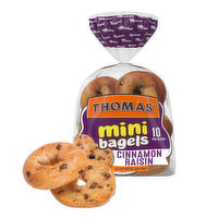 Thomas' Cinnamon Raisin Bagels, 10 Each