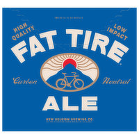 New Belgium Fat Tire Beer, Ale, 12 Each