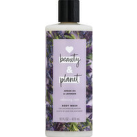 Love Beauty and Planet Body Wash, Argan Oil & Lavender, Relaxing Rain, 16 Ounce