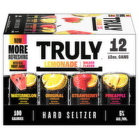 Truly Hard Seltzer, Lemonade, Variety Pack, 12 Each