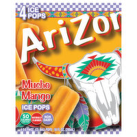 AriZona Ice Pops, Mucho Mango, 4 Each