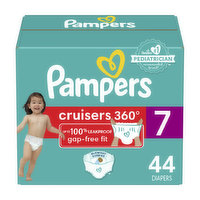 Pampers Cruisers Cruisers 360 Diapers Size 7 44 Count, 44 Each