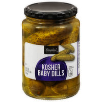 Essential Everyday Pickles, Kosher Baby Dills, 24 Fluid ounce