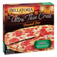 Bellatoria Pizza Pizza, Ultra Thin Crust, Ultimate Pepperoni, Personal Size, 5.93 Ounce