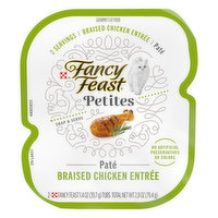 Fancy Feast Petites Cat Food, Braised Chicken Entree, Pate, 2 Each