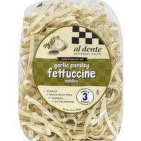 Al Dente Fettuccine Noodles, Garlic Parsley, 12 Ounce