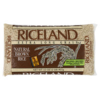 Riceland Brown Rice, Natural, Extra Long Grain, 32 Ounce