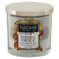 Tuscany Candle Candle, Evening Fireside, 1 Each