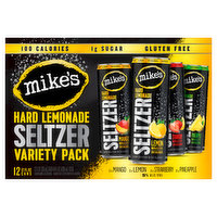 Mike's Seltzer, Hard Lemonade, Variety Pack, 12 Each