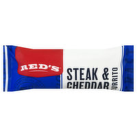 Reds Burrito, Steak & Cheddar, 5 Ounce