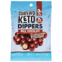 Shrewd Food Keto Dippers Protein Puffs, Coated, Milk Chocolate, 1.2 Ounce