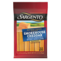 Sargento Cheese, Smokehouse Cheddar, Natural, 12 Each