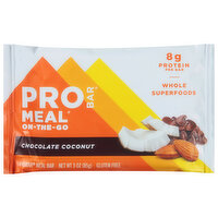 Probar Meal Bar, On-the-Go, Chocolate Coconut, 3 Ounce