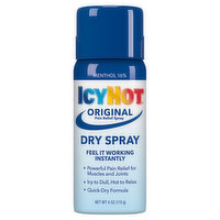 Icy Hot Pain Relief Spray, Dry, 4 Ounce