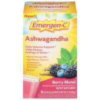 Emergen-C Ashwagandha, Berry Blend, 18 Each