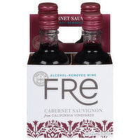 Fre Cabernet Sauvignon, California Vineyards, 4 Each