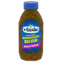 Vlasic Sweet Relish, Squeezable, Homestyle, 9 Fluid ounce