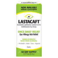 Lastacaft Eye Allergy Itch Relief, 0.17 Fluid ounce