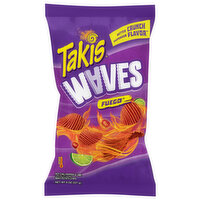 Takis Waves Wavy Potato Chips, Fuego, Extreme, 8 Ounce