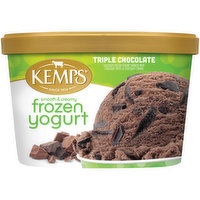 Kemps Triple Chocolate Frozen Yogurt, 1.5 Quart