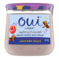 Oui Yogurt, Raspberry & Chocolate, Unicorn Space, 5 Ounce