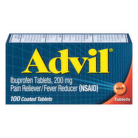 Advil Ibuprofen, 200 mg, Coated Tablets, 100 Each