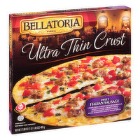 Bellatoria Pizza Pizza, Ultra Thin Crust, Sweet Italian Sausage, 17.08 Ounce