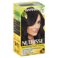 Nutrisse Permanent Haircolor, Soft Black 20, 1 Each