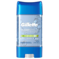 Gillette Antiperspirant/Deodorant, Powder Rush, Clear Gel, 72Hr Sweat Protection, 3.8 Ounce