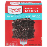 Duncan Hines Cake Mix, Dark Chocolate Fudge, 15.25 Ounce