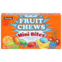 Tootsie Fruit Chews, Candy Coated, Mini Bites, 3.5 Ounce