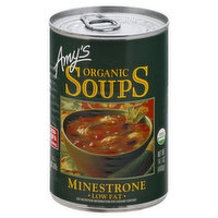 Amy's Soups, Low Fat, Organic, Minestrone, 14.1 Gram