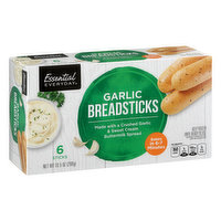 Essential Everyday Breadsticks, Garlic, 6 Each