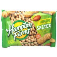 Hampton Farms Peanuts, Salted, Roasted, Jumbo, 24 Ounce