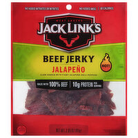 Jack Link's Beef Jerky, Jalapeno, Hot, 2.85 Ounce