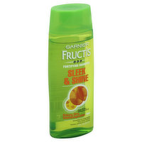 Fructis Shampoo, Fortifying, Sleek & Shine, Frizzy, Dry Unmanageable Hair, 3 Ounce