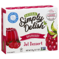 Simply Delish Jel Dessert, Raspberry, 20 Gram