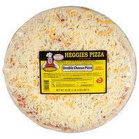 Heggies Pizza Pizza, Thin Crust, Double Cheese, 20 Ounce