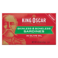 King Oscar Sardines, Skinless & Boneless, 4.38 Ounce