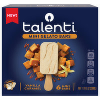 Talenti Mini Gelato Bars, Vanilla Caramel, 6 Each